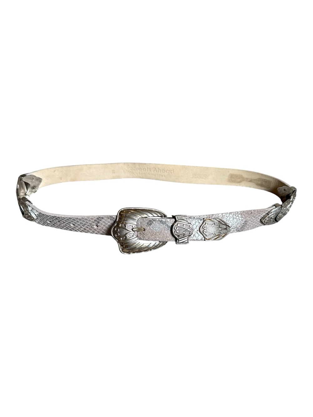 Vintage snakeskin Streets Ahead belt